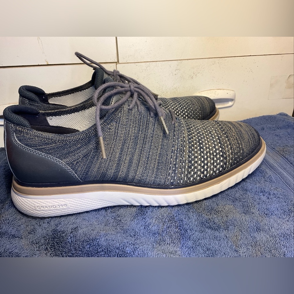 Cole Haan Grand 360 Blue Knit Oxfords men’s Size 10